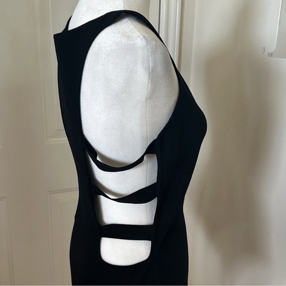 Bebe Black knit tank top - Picture 2 of 3